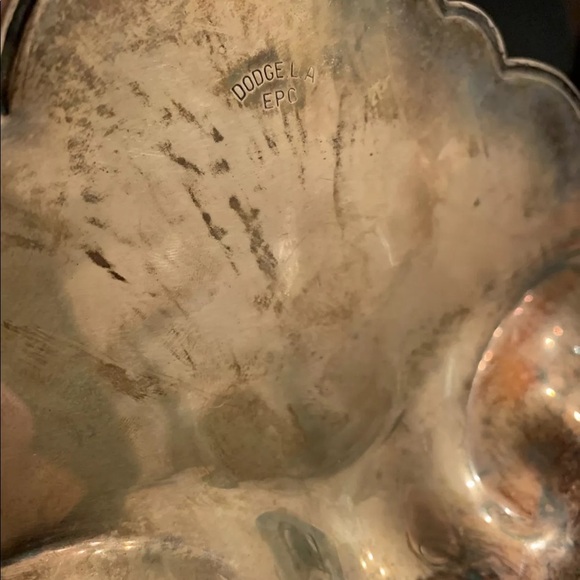 Vtg 1955 Shell Trophy Golf Silverplate Inscribed - Picture 5 of 6